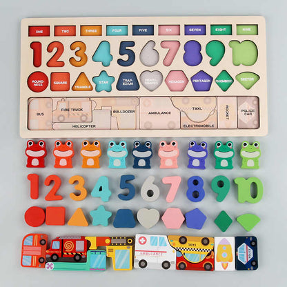 🐸🚂 Montessori Busy Board | Cognize, Match & Learn 🌈🧩
