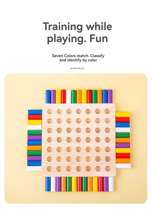 🧠 Montessori Color Sorting Sensory Board – Fun & Focus Through Play! 🌈🎨👶