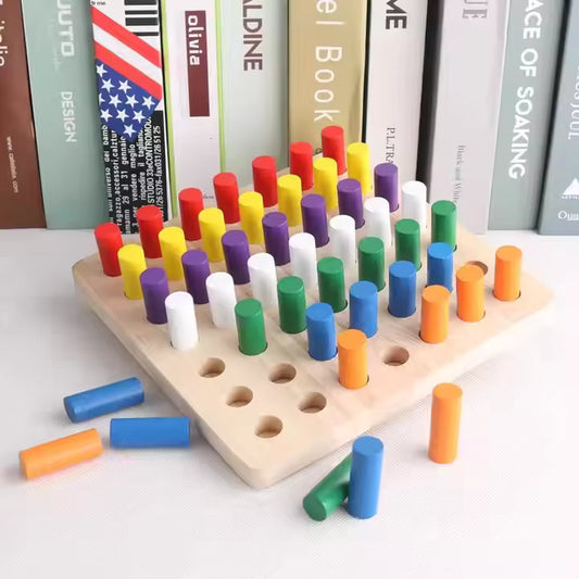 🧠 Montessori Color Sorting Sensory Board – Fun & Focus Through Play! 🌈🎨👶