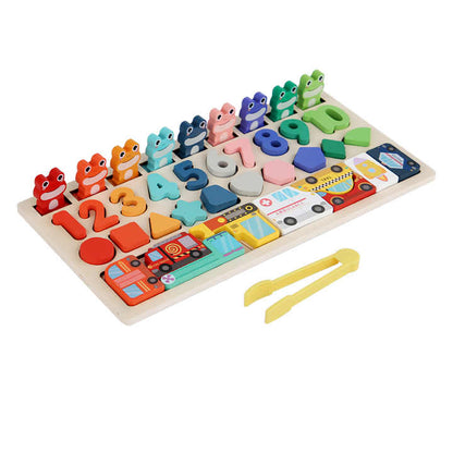 🐸🚂 Montessori Busy Board | Cognize, Match & Learn 🌈🧩