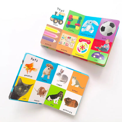 🌟 First 100 Board Books Set – Words, Animals, Trucks & Shapes! 📚
