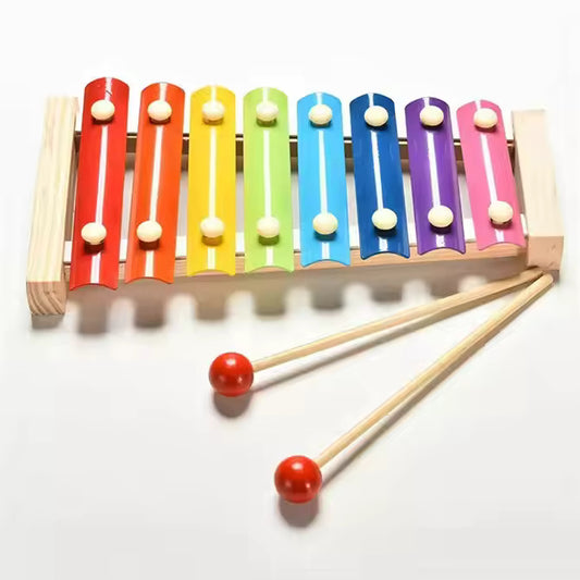 🎶🌈 Montessori Wooden Frame Xylophone | Colorful Musical Educational Toy 🌟