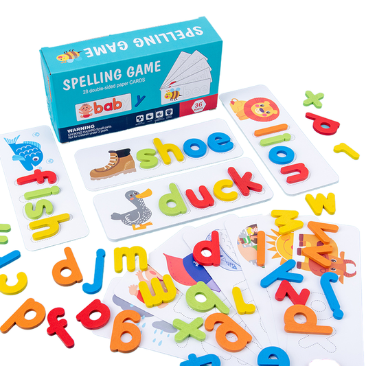 🔠🎉 Montessori Wooden Alphabet Puzzle Game | Kids ABC Spelling & Cognition Toy for Preschool Learning 🌈📚
