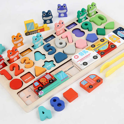 🐸🚂 Montessori Busy Board | Cognize, Match & Learn 🌈🧩
