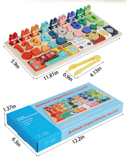 🐸🚂 Montessori Busy Board | Cognize, Match & Learn 🌈🧩