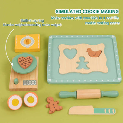 🍰🍪 Kids Pretend Baking Food Toy | Wooden Cooking & Play 🥧🌟