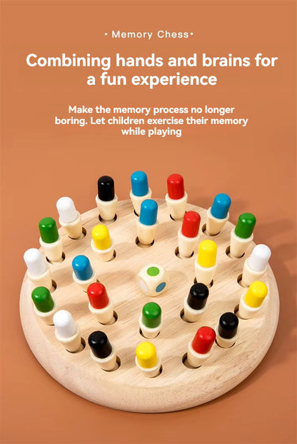 🧠 Montessori Memory Match Stick Game – Boost Memory, Color Recognition & Focus! 🎲🌈🧒