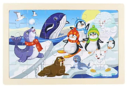 🧩 Puzzle Adventure! | Wooden Cartoon Puzzle Fun for Kids 🎨🦕