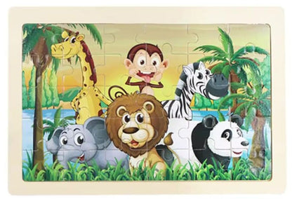 🧩 Puzzle Adventure! | Wooden Cartoon Puzzle Fun for Kids 🎨🦕