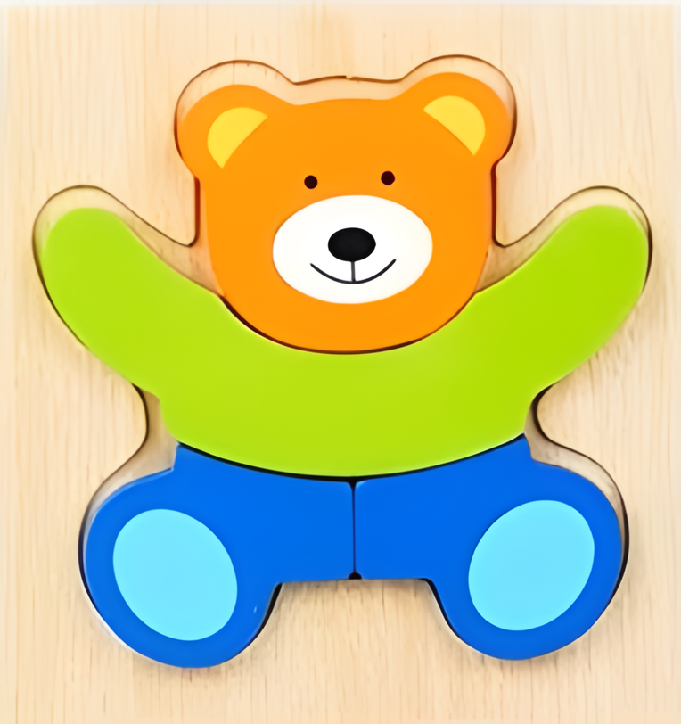 🧩 Colorful Wooden Jigsaw Puzzles – Early Learning Fun for Toddlers! 🎨