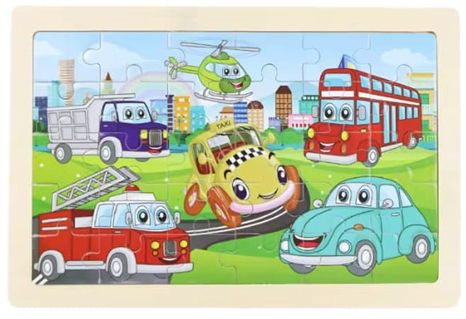 🧩 Puzzle Adventure! | Wooden Cartoon Puzzle Fun for Kids 🎨🦕