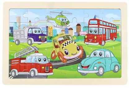 🧩 Puzzle Adventure! | Wooden Cartoon Puzzle Fun for Kids 🎨🦕