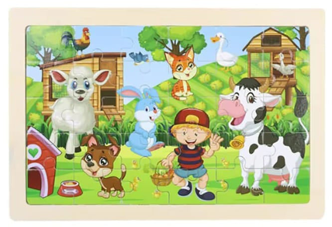 🧩 Puzzle Adventure! | Wooden Cartoon Puzzle Fun for Kids 🎨🦕