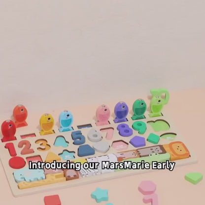 🐸🚂 Montessori Busy Board | Cognize, Match & Learn 🌈🧩