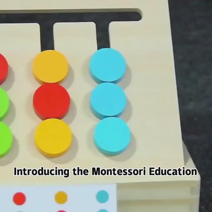 🌟✨ Montessori Wooden Shape Matching Educational Toy | Interactive Color & Shape Learning Game 🌈🧩