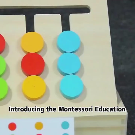 🌟✨ Montessori Wooden Shape Matching Educational Toy | Interactive Color & Shape Learning Game 🌈🧩