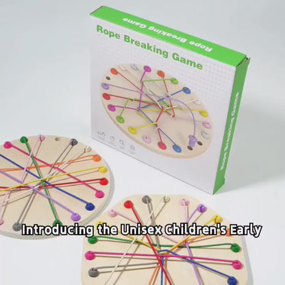🧠 Montessori Wooden Rope Puzzle Game | Logical Thinking & Fun Challenge for Kids 🎯